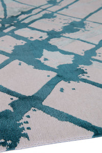 Tempo Teal by The Rug Company