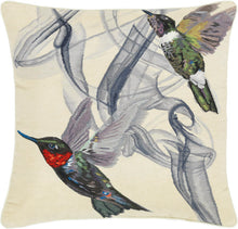 Load image into Gallery viewer, Hummingbird Ivory Cushion by Alexander McQueen
