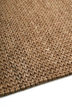 Load image into Gallery viewer, Abaca Herringbone Tobacco by The Rug Company