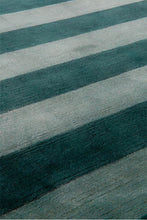 Load image into Gallery viewer, Mohair Stripe Jade by The Rug Company