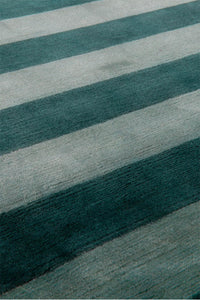 Mohair Stripe Jade by The Rug Company