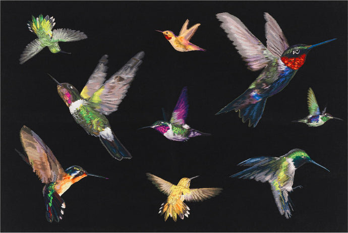 Hummingbird by Alexander McQueen 1m83 x 1m22
