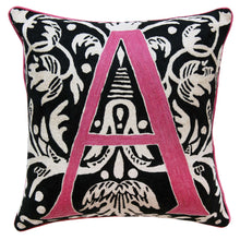 Load image into Gallery viewer, Alphabet A Cushion by Sue Timney