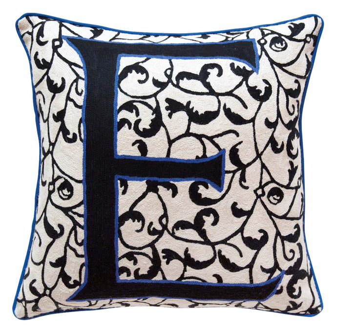 Alphabet E Cushion by Sue Timney