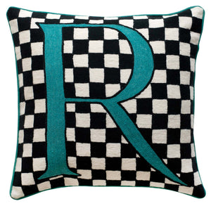 Alphabet R Cushion by Sue Timney