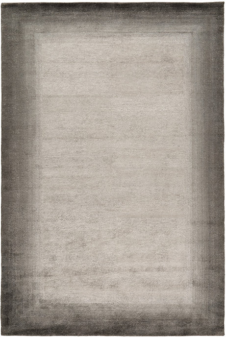 Bamboo Border Charcoal by The Rug Company