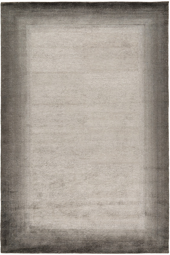 Bamboo Border Charcoal by The Rug Company