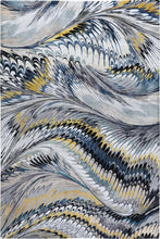 Load image into Gallery viewer, Feather Marble Midnight by Mary Katrantzou